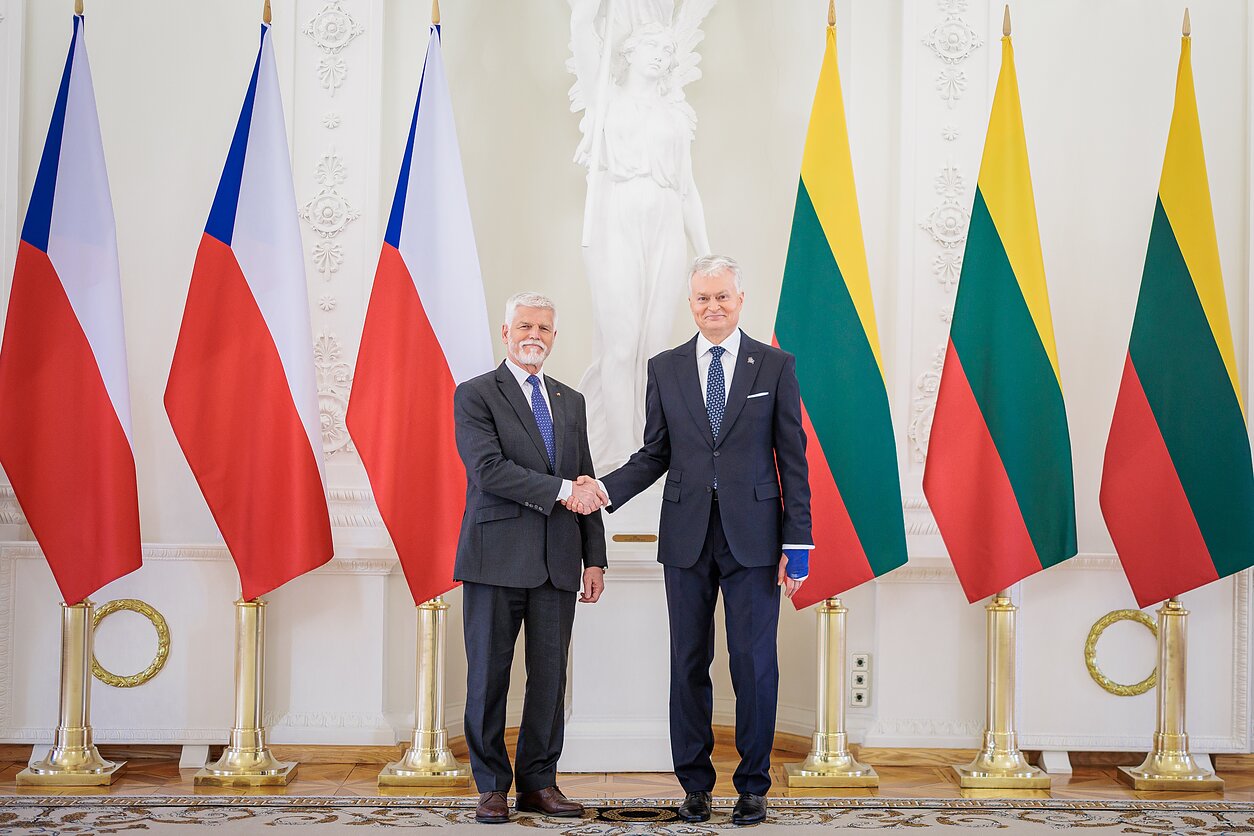 Čekijos prezidentas Petras Pavelas lankosi Lietuvoje Čekijos prezidentas Petras Pavelas lankosi Lietuvoje
