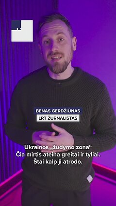 Ukrainos žudymo zonoje mirtis ateina greitai ir iš niekur