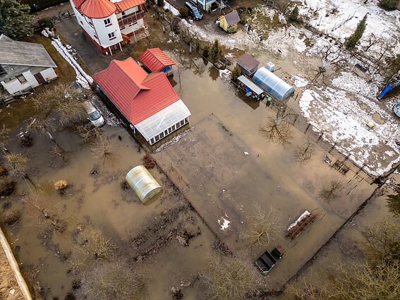 Kauno rajone prasidėjo potvynis