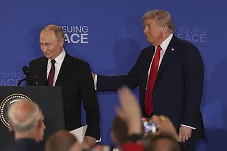 Vladimiras Putinas ir Donaldas Trumpas Vladimiras Putinas ir Donaldas Trumpas
