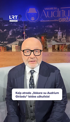Kaip atrodo laidos „Vakare su Audrium Giržadu“ užkulisiai?