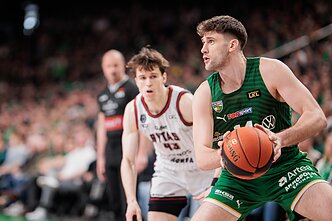 Dustinas Sleva ir Ignas Sargiūnas, LKL rungtynės: Kauno „Žalgiris“ – Vilniaus „Rytas“ Dustinas Sleva ir Ignas Sargiūnas, LKL rungtynės: Kauno „Žalgiris“ – Vilniaus „Rytas“