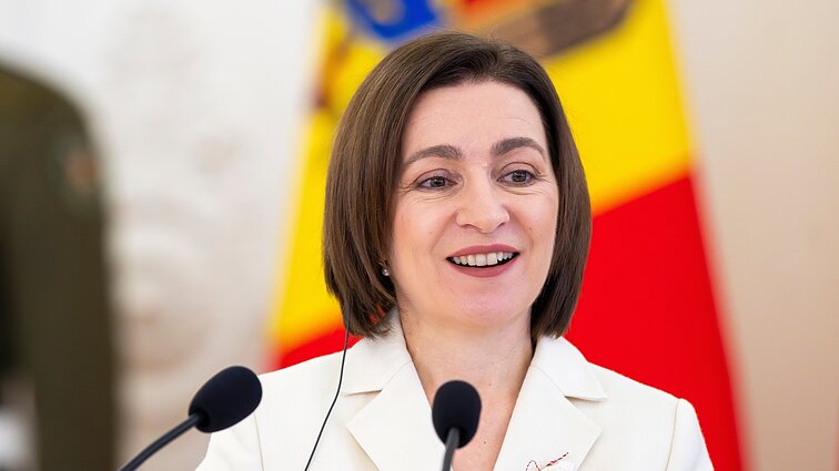 Europietiškos Moldovos veidu tapusi Sandu: darome pažangą ir ES tai pripažįsta