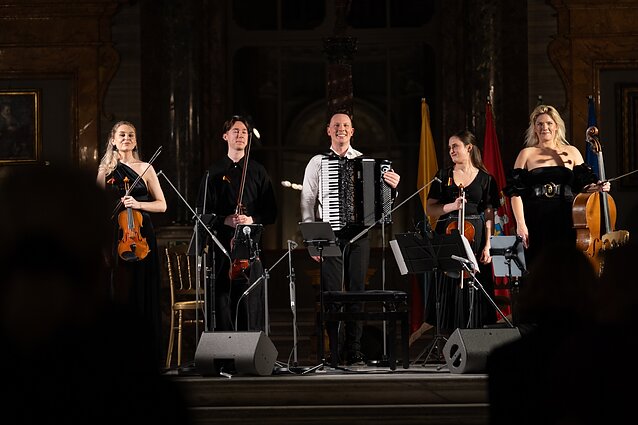 Martyno Levickio koncertas Palazzo Colonna rūmuose Romoje