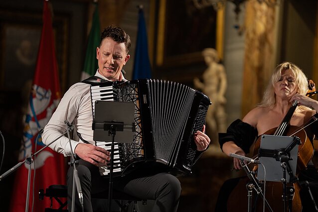 Martyno Levickio koncertas Palazzo Colonna rūmuose Romoje