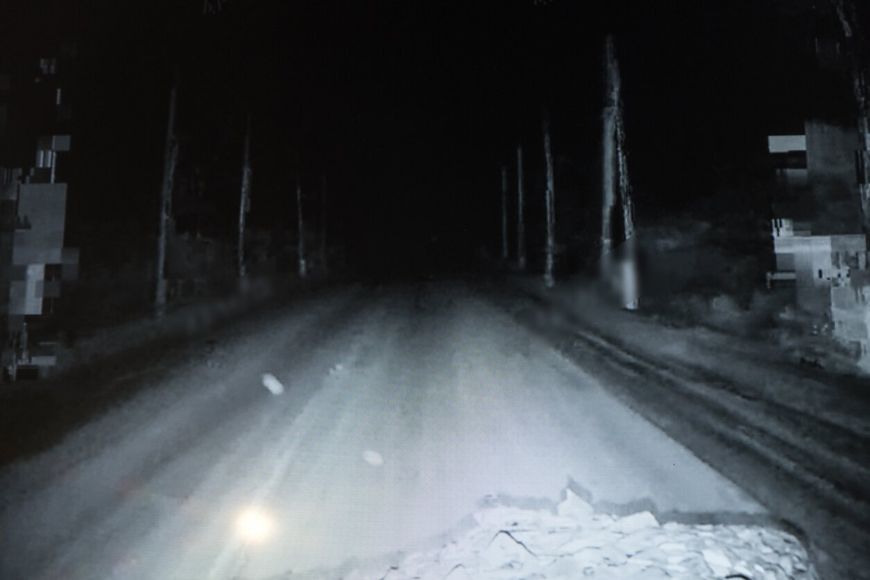UGV operator's view.