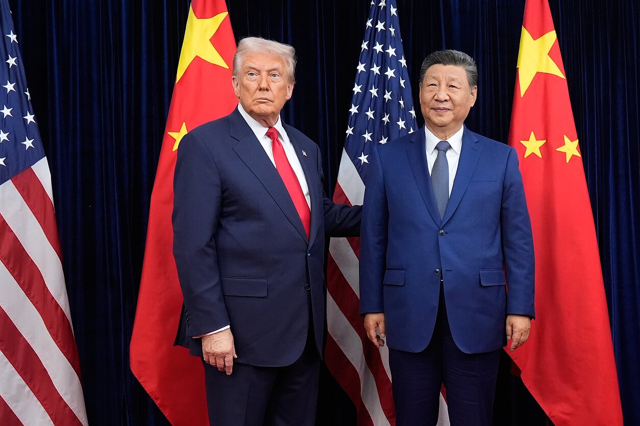 Donaldas Trumpas ir Xi Jinpingas Donaldas Trumpas ir Xi Jinpingas