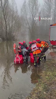 Potvynis pamaryje: apsemta 4 tūkst. hektarų ploto