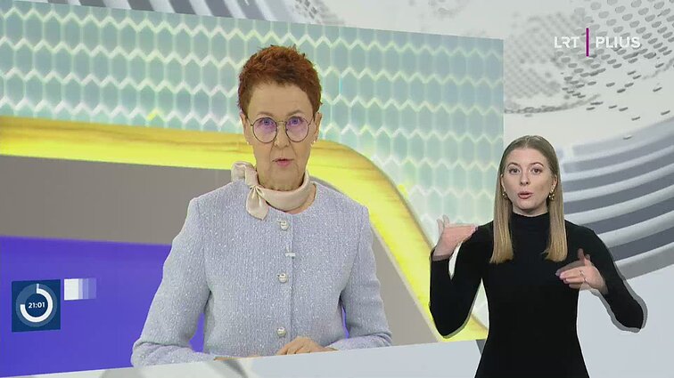Dienos tema (su vertimu į gestų k.)