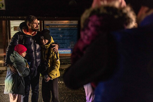Iš Baltarusijos grąžinti Ukrainos vaikai 