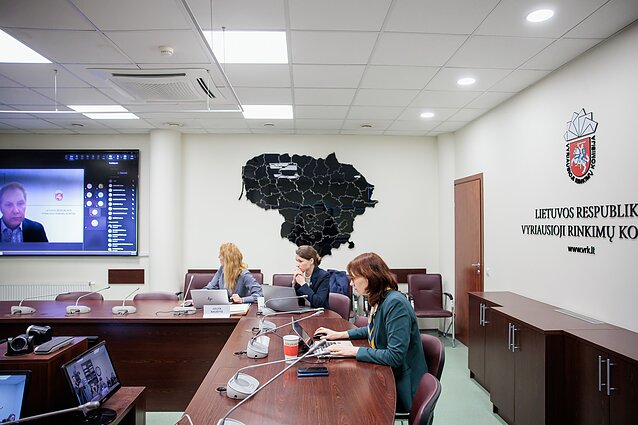 Vyriausiosios rinkimų komisijos (VRK) posėdis Vyriausiosios rinkimų komisijos (VRK) posėdis