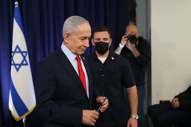 Izraelio premjeras Benjaminas Netanyahu