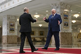 Vladimiras Putinas ir Aliaksandras Lukašenka Vladimiras Putinas ir Aliaksandras Lukašenka