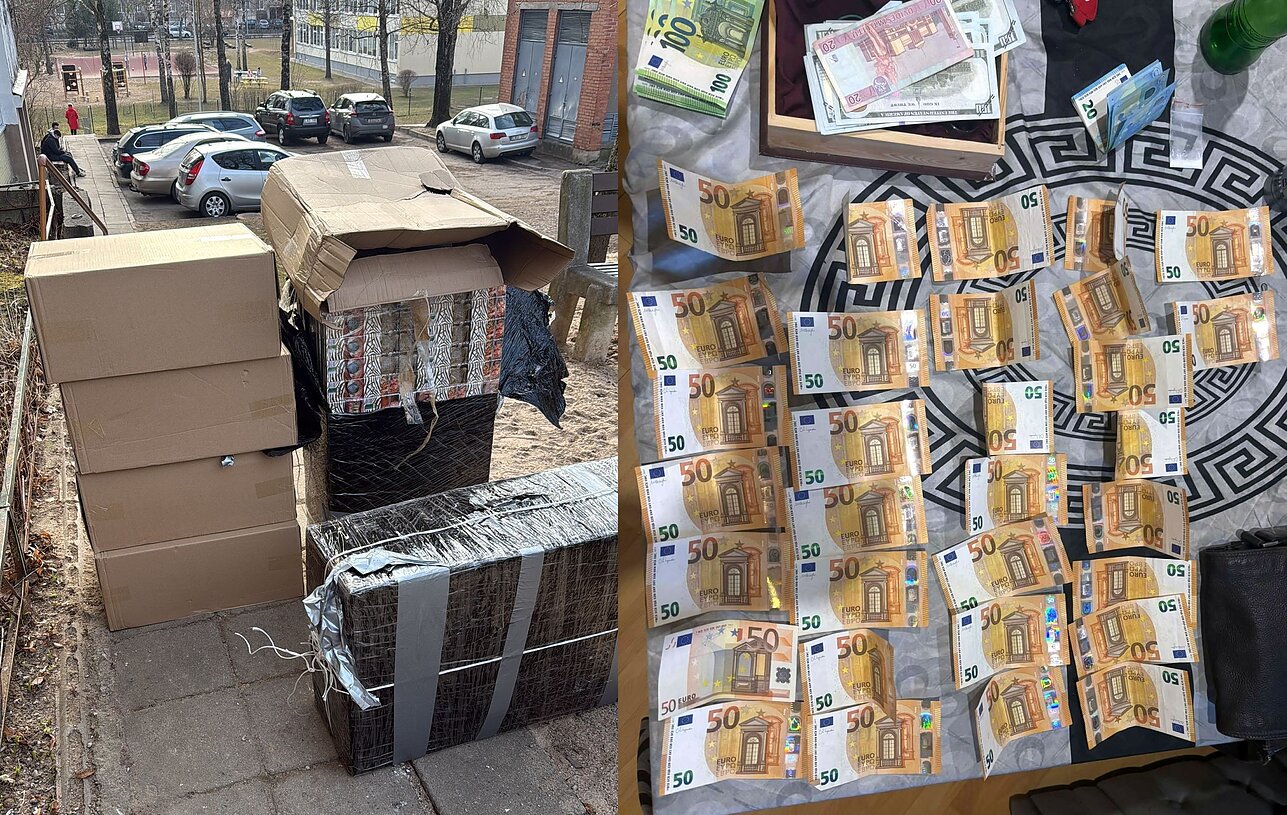 Alytuje sulaikyti du asmenys, jie laikė kontrabandinių cigarečių už beveik 29 tūkst. eurų Alytuje sulaikyti du asmenys, jie laikė kontrabandinių cigarečių už beveik 29 tūkst. eurų