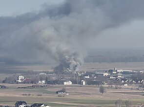 Kauno rajone dega rūkykla