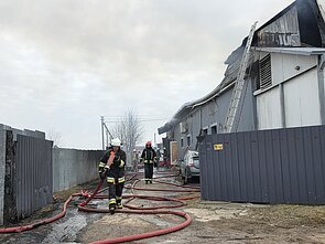 Kauno rajone dega rūkykla