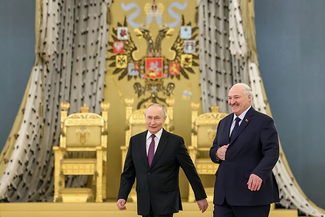 В. Путин и А. Лукашенко