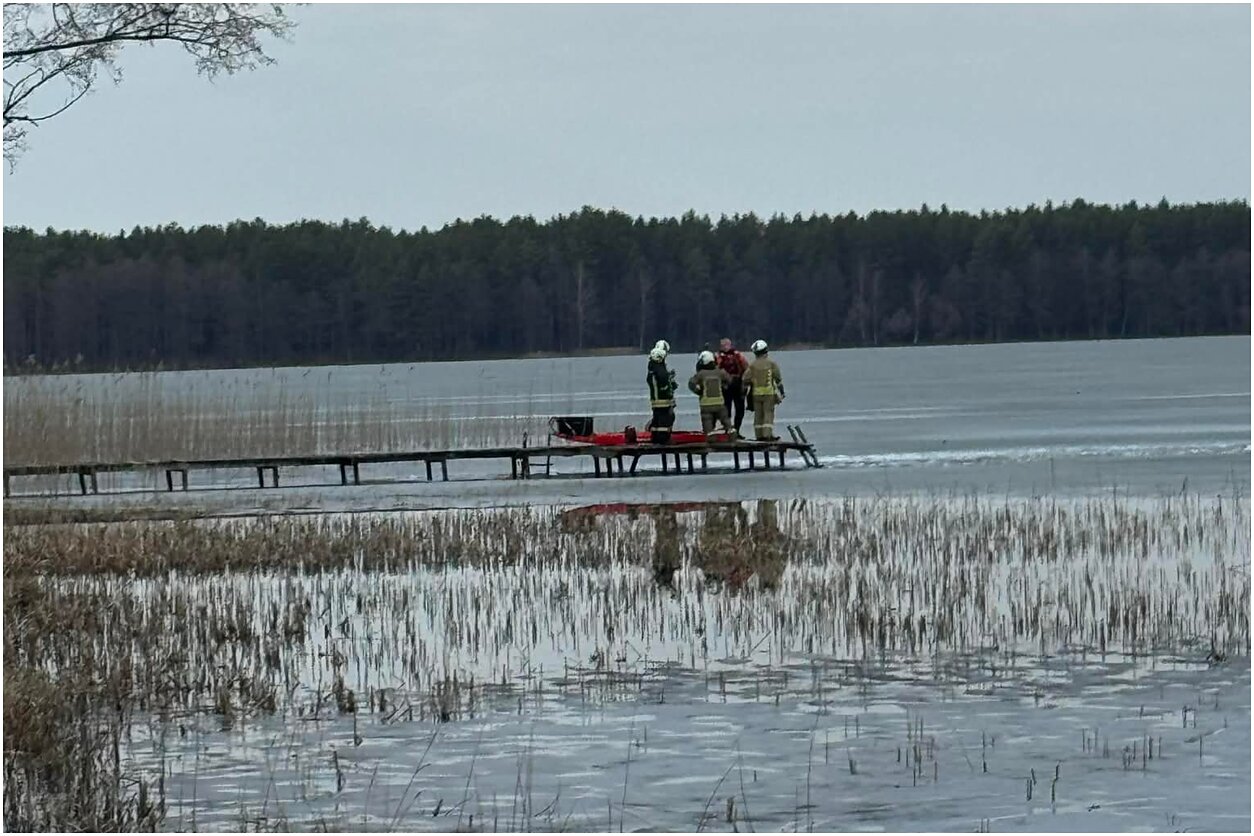 An explosion was reported overnight in the Varėna district near the village of Lavysas