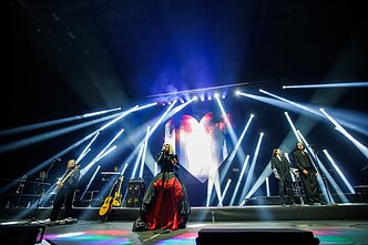 Viktorijos ir „Vitražo“ koncerto akimirka Viktorijos ir „Vitražo“ koncerto akimirka