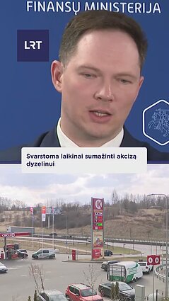 Svarstoma laikinai sumažinti akcizą dyzelinui