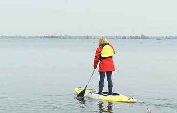 Potvynio pramogos pamaryje