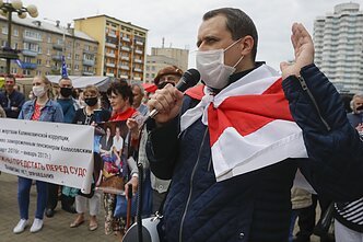 Белорусский политик, бывший политзаключенный Павел Северинец