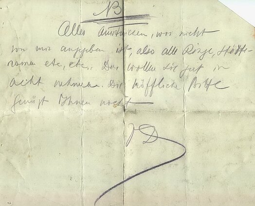 1917 m. leidyklos „Kummerly & Frey“ darbuotojams skirtas griežtas V. Daumanto paaiškinimas, surašytas ant Vytauto Didžiojo laikų Lietuvos imperijos, plytinčios nuo Baltijos iki Juodosios jūros, žemėlapio korektūrų: „N[ota] B[ene]. Visa, kas išbraukta, kas <…> mano nurodyta, taip pat visi apskritimai, miestų pavadinimai ir t .t., ir t. t. – į tai atidžiai atkreipkite dėmesį. Vien mandagaus prašymo Jums neužtenka.“ Saugoma Lietuvos nacionaliniame muziejuje, šiuo metu eksponuojama Nacionalinio M. K. Čiurlionio dailės muziejaus parodoje „Prisiekęs“