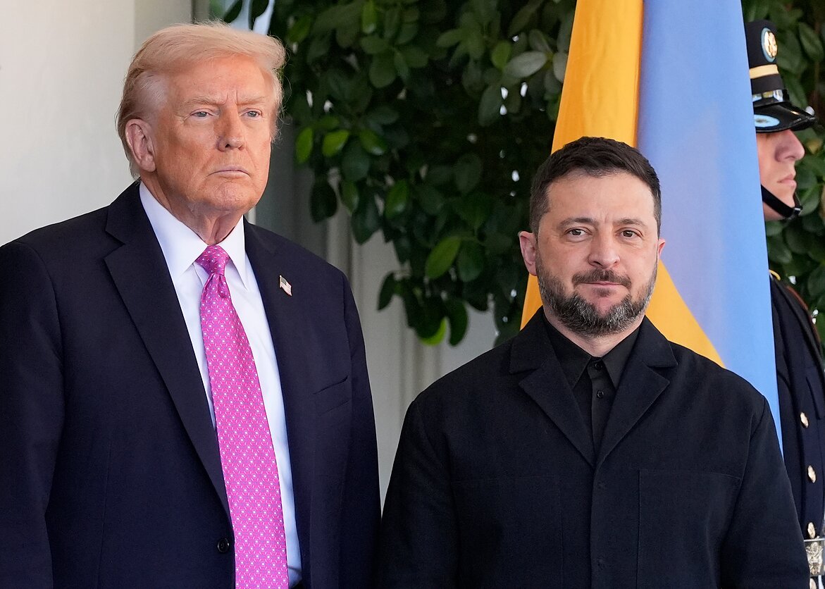 D. Trumpas, V. Zelenskis D. Trumpas, V. Zelenskis