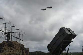 Amerikietiška oro gynybos sistema „Patriot“ Ukrainoje Amerikietiška oro gynybos sistema „Patriot“ Ukrainoje