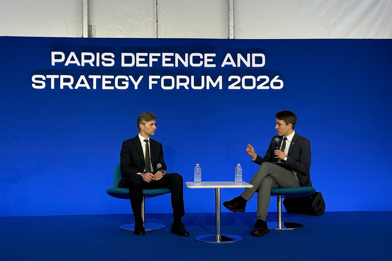Kęstutis Budrys Paryžiaus gynybos ir strategijos forume Kęstutis Budrys Paryžiaus gynybos ir strategijos forume