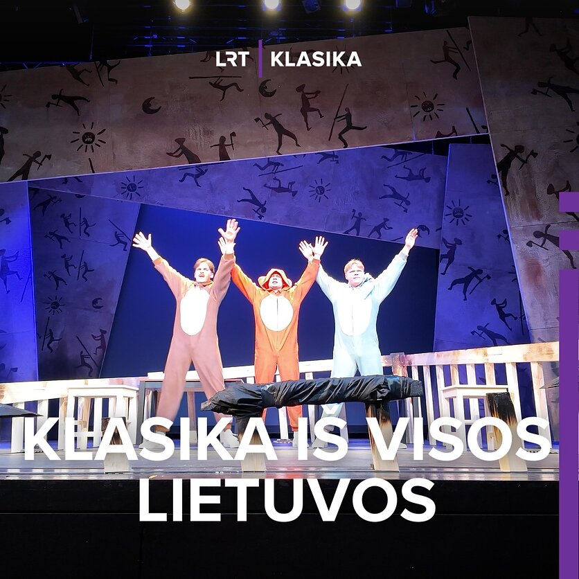 Andriaus Baranovo stop kadras., Scena iš spektaklio  „Mes žvėrys".