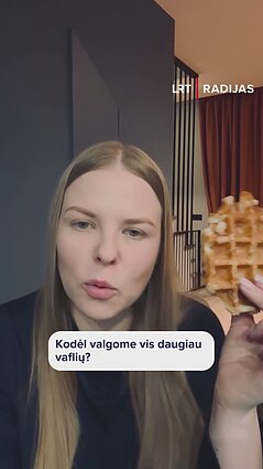 Kodėl valgome vis daugiau vaflių?