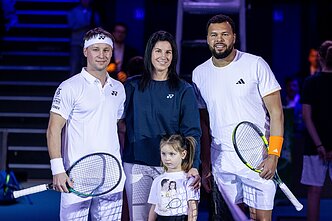 Ričardas Berankis, Lina Berankytė-Astrauskienė, Jo-Wilfriedas Tsonga