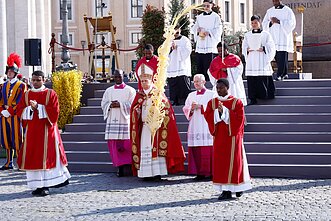 Popiežius Leonas XIV per Verbų sekmadienio mišias Popiežius Leonas XIV per Verbų sekmadienio mišias