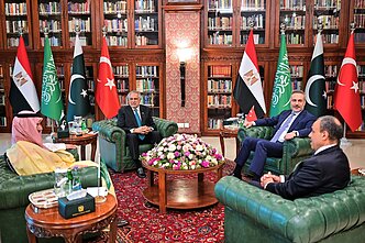 Pakistano, Saudo Arabijos, Egipto ir Turkijos užsienio reikalų ministrai susitiko aptarti karo Artimuosiuose Rytuose Pakistano, Saudo Arabijos, Egipto ir Turkijos užsienio reikalų ministrai susitiko aptarti karo Artimuosiuose Rytuose