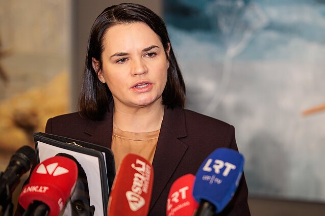 Светлана Тихановская  в Сейме