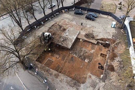 Exhumation site in Šiauliai