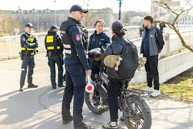 Vilniuje surengtas mikrojudumo priemonių reidas