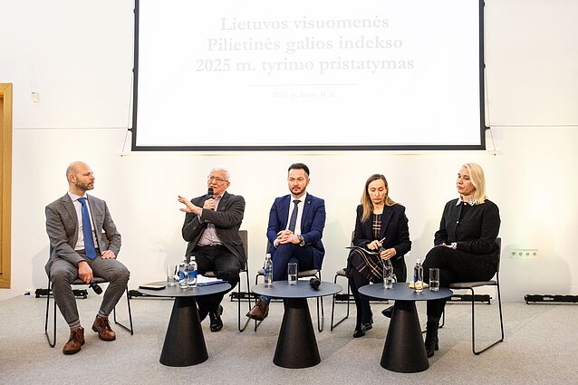 2025 metų Pilietinės galios indekso tyrimo pristatymas