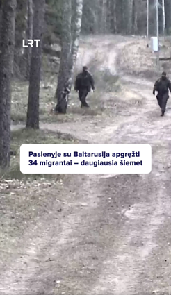 Pasienyje su Baltarusija apgręžti 34 migrantai