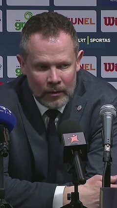 Žibėnas po pergalės: didelių emocijų šiandien nėra, nes žinome, kas laukia Prahoje