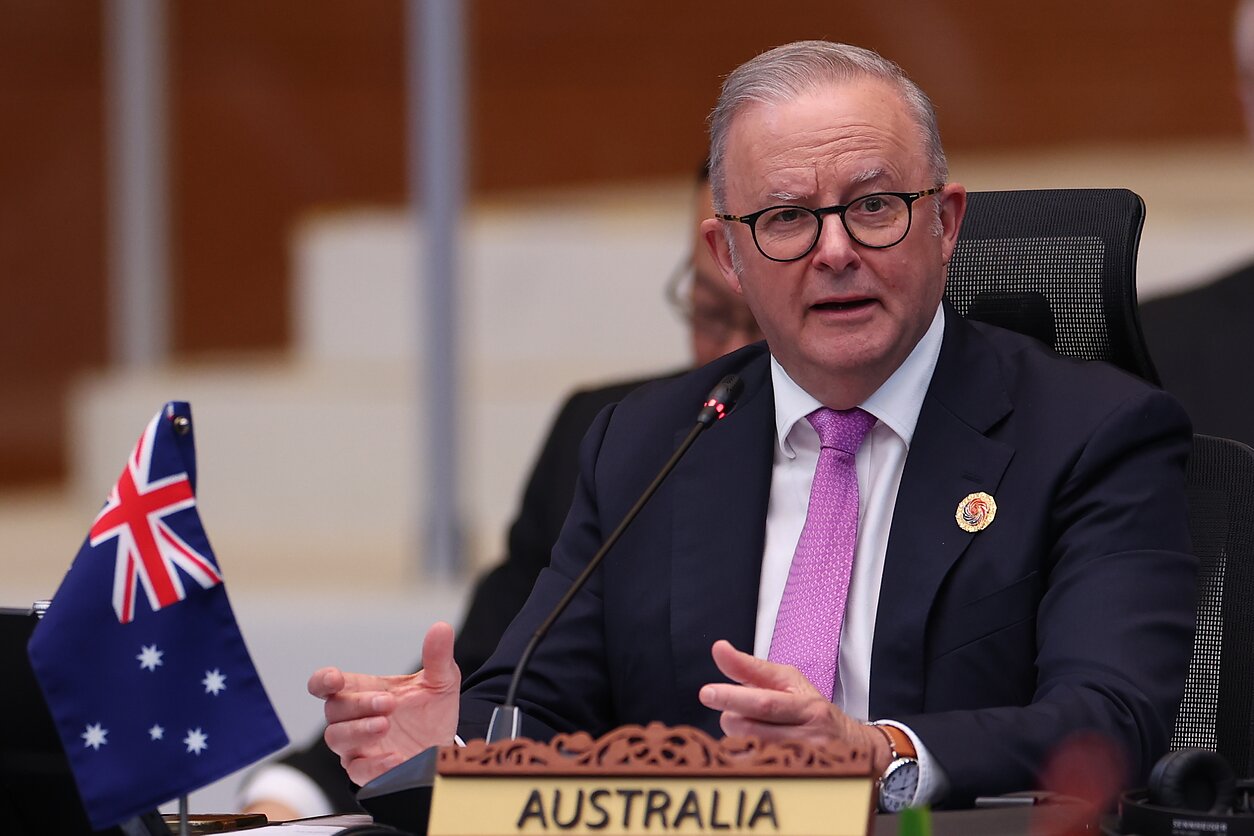 Australijos ministras pirmininkas Anthony‘is Albanese
