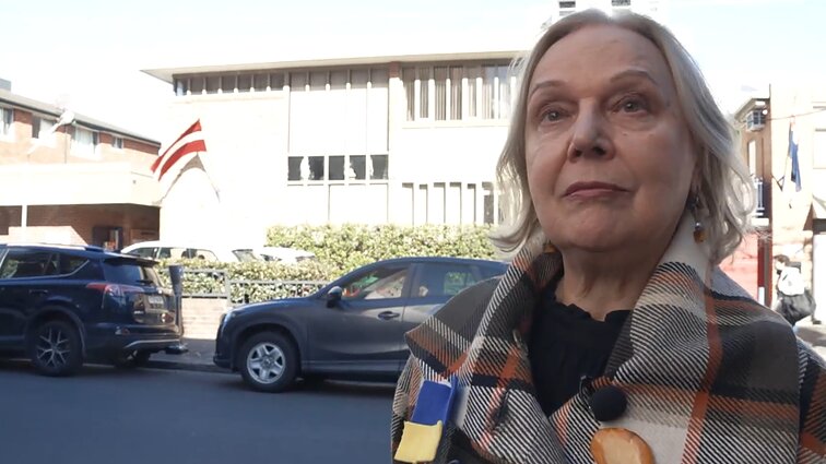 Australijos lietuvė: man labai svarbu, kad Lietuva palaiko ukrainiečius