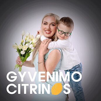 Gabrielė Puleikienė su sūnumi