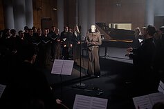 Lion Ceccah uždainavo su choru. Vaizdo klipo filmavimo užkulisiai Lion Ceccah uždainavo su choru. Vaizdo klipo filmavimo užkulisiai