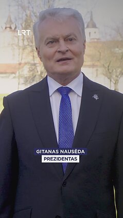 Gitano ir Dianos Nausėdų sveikinimas šv. Velykų proga