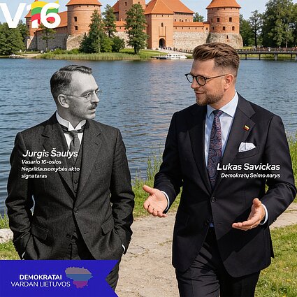 Demokratų sąjungos kampanija Vasario 16-osios proga Demokratų sąjungos kampanija Vasario 16-osios proga