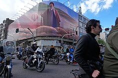 Mojtaba Khamenei atvaizdas Teherane