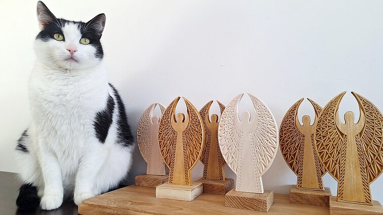 Dirbti A. Šileikai padeda katinas Lolo