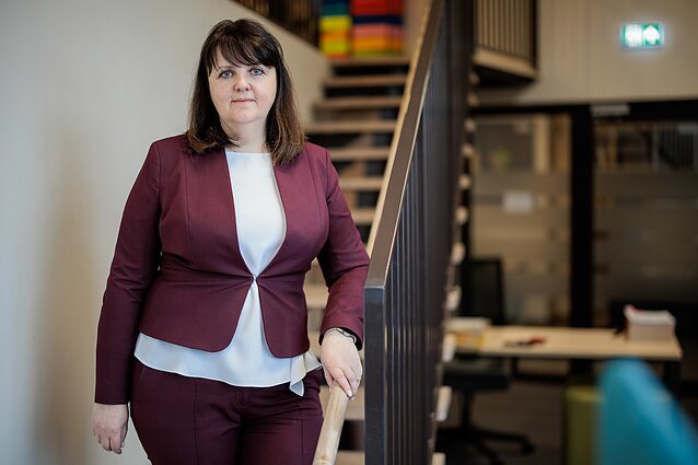 Директор начальной школы Антакальниса в Вильнюсе Анета Лапцун